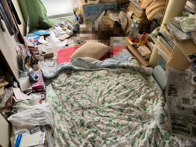 孤独死が起きてしまった現場の画像