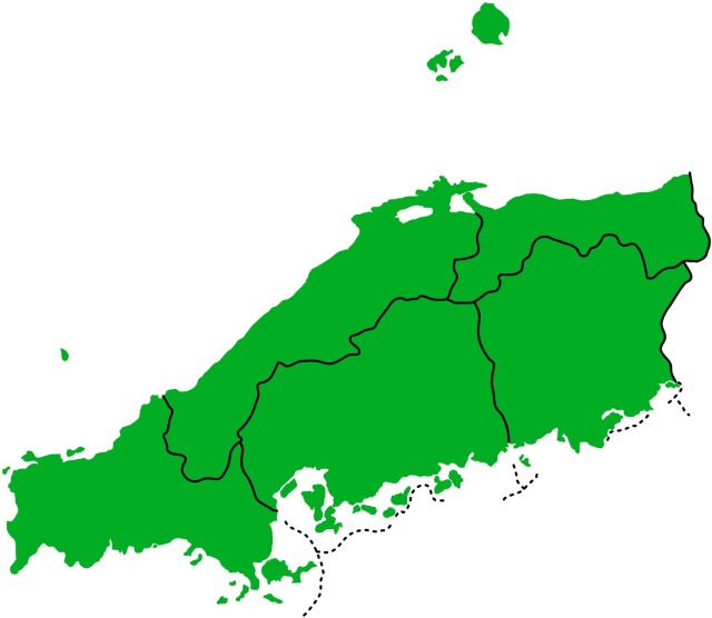中国五県