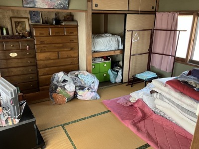 部屋の片づけ