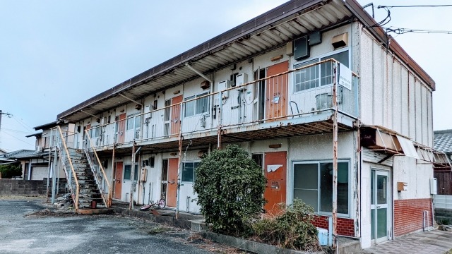 故人が住んでいたアパート