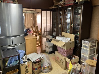 整理する前の台所