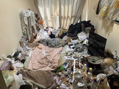 ゴミ屋敷の室内