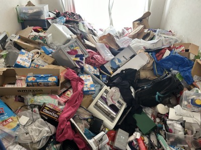 ゴミ屋敷と化した部屋