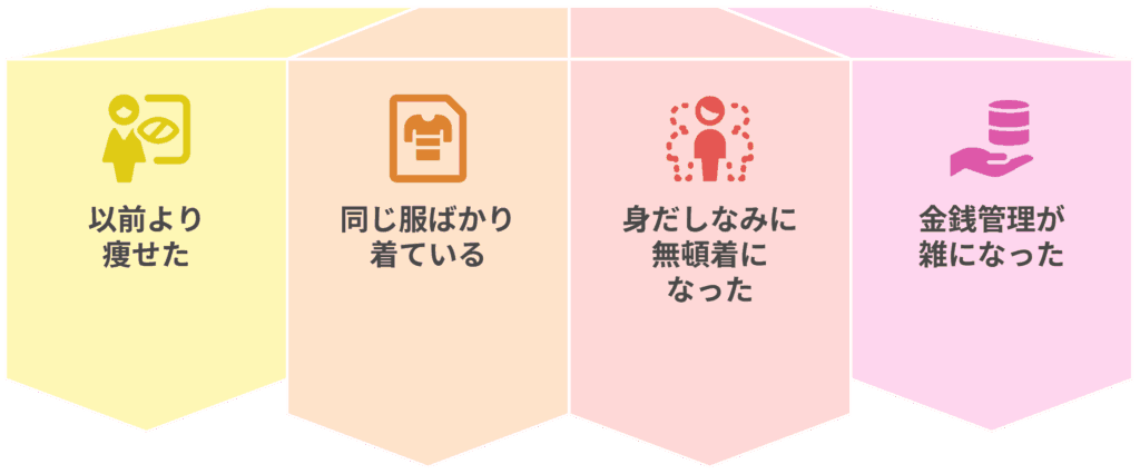高齢者の自覚症状のない変化
